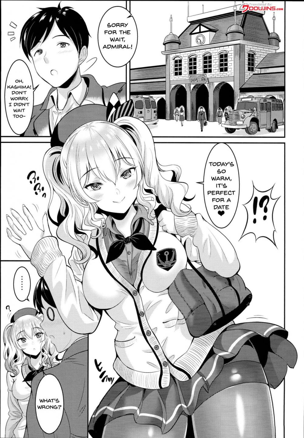 Hentai Manga Comic-Kashima-san In a Schoolgirl Uniform-Read-4